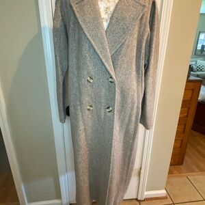 Tan Trench Coat with Modern Silhouette